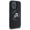 Karl Lagerfeld KLHMP16XSKCHTCK iPhone 16 Pro Max 6.9 czarny/black hardcase Silicone Karl&Choupette Heads MagSafe